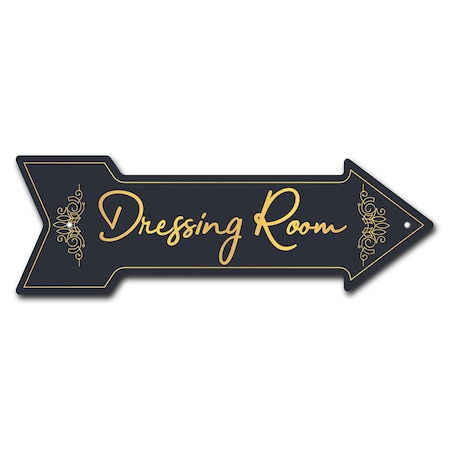 Dressing Room Arrow Sign Funny Home Decor 24in Wide